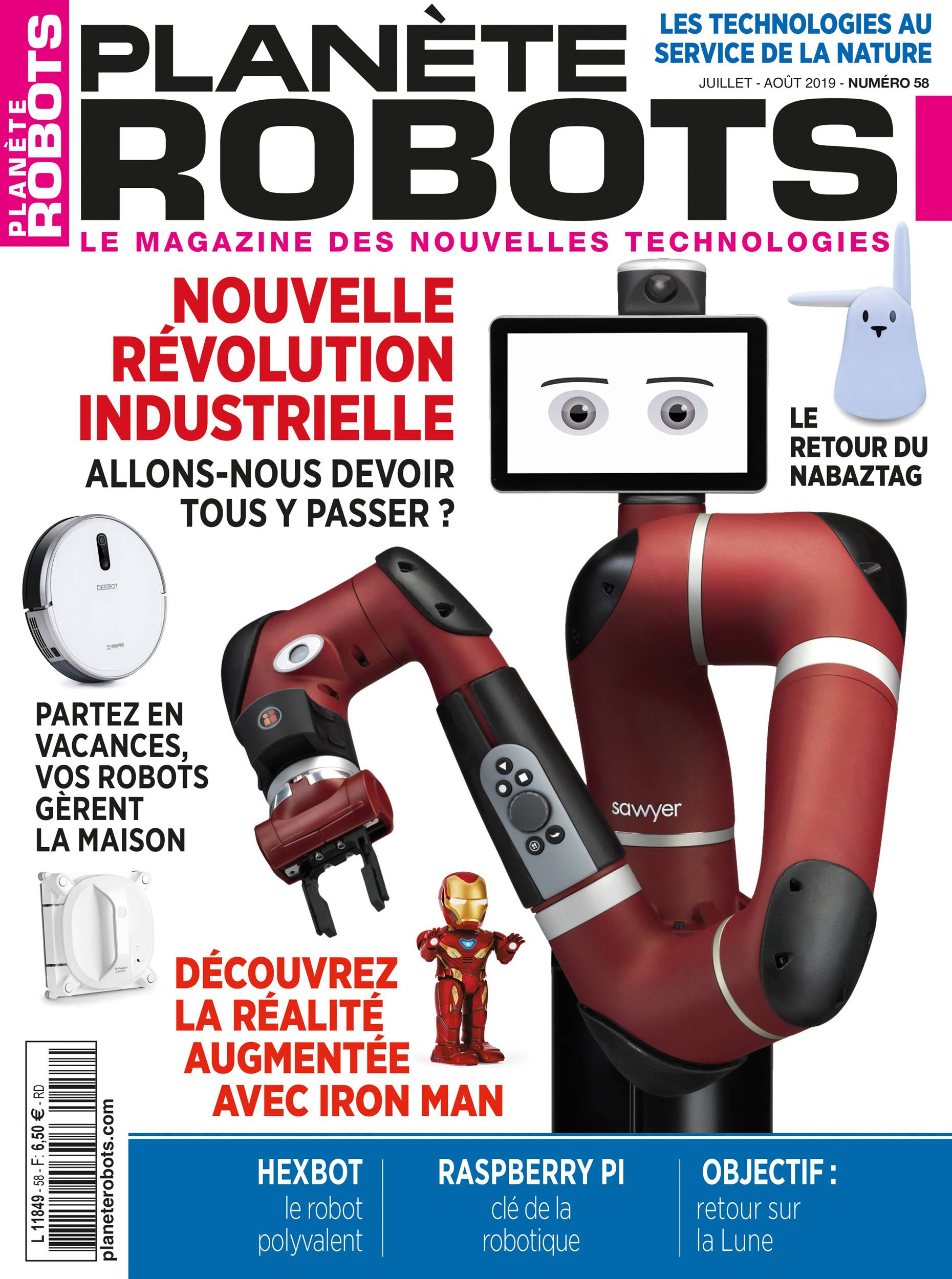 Parution du numéro de Planète Robots n°58 de juillet/août 2019 - Lexing  Alain Bensoussan Avocats